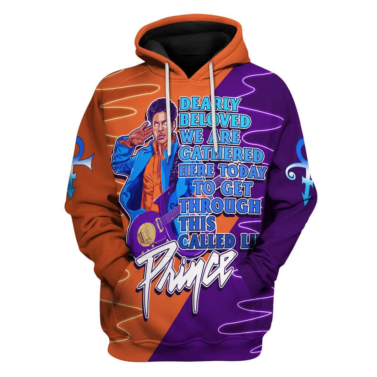 CustomsPig Dearly Beloved Prince Unisex Pullover Hoodie, Sweatshirt, T-Shirt
