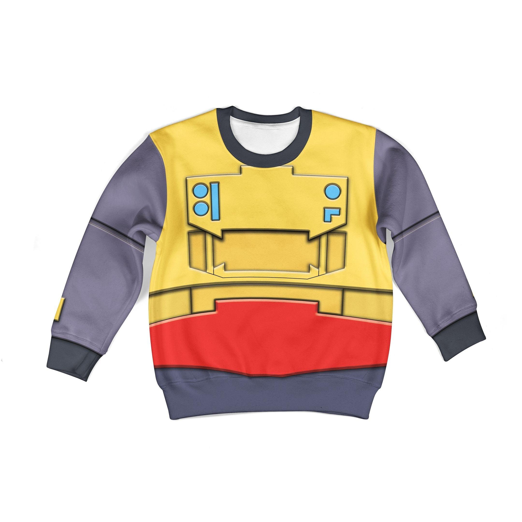 Gearhomie Dinobots Grimlock G1 Kid Costume Cosplay Hoodie Sweatshirt T-Shirt - Gearhomie.com