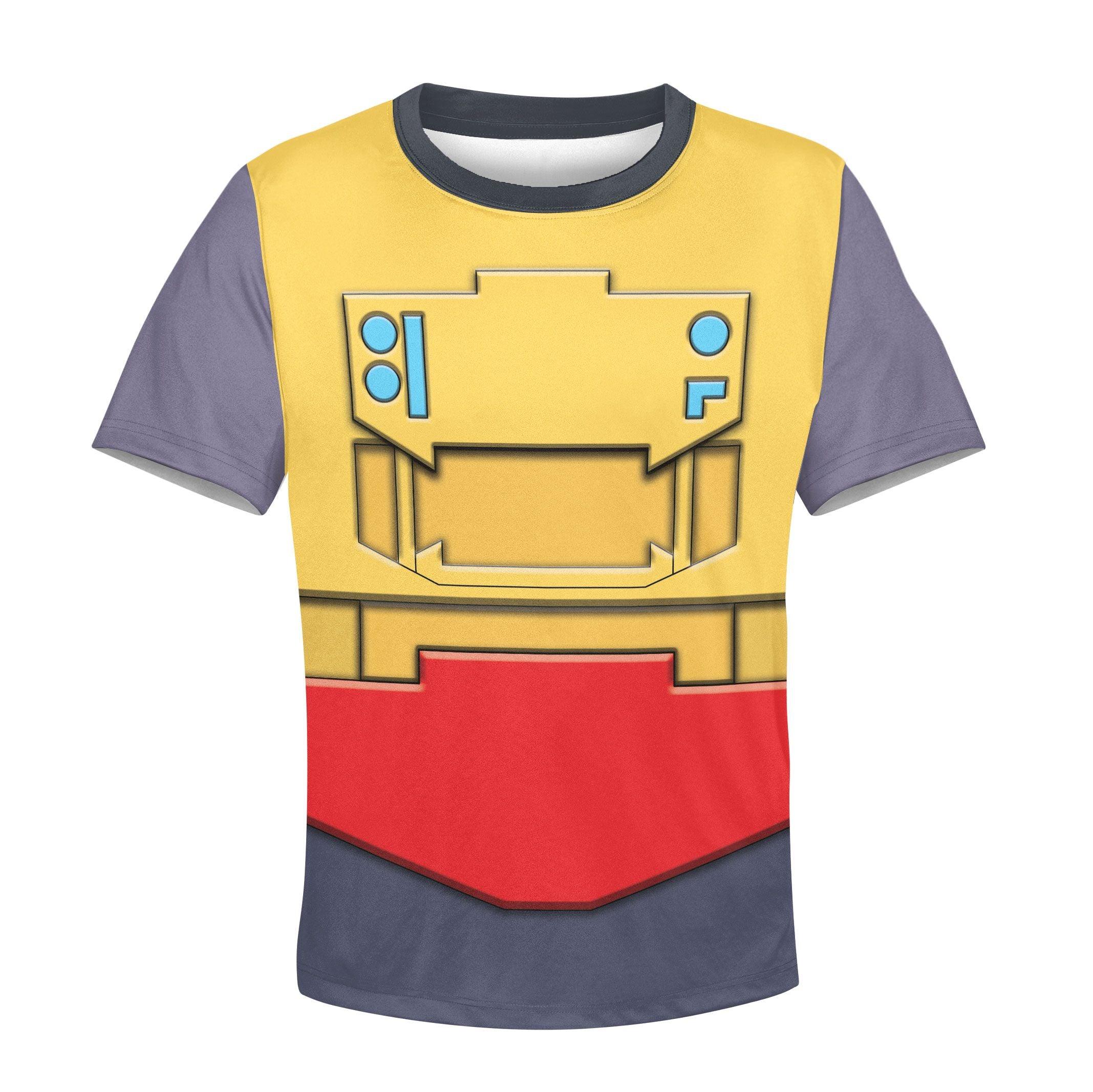 Gearhomie Dinobots Grimlock G1 Kid Costume Cosplay Hoodie Sweatshirt T-Shirt - Gearhomie.com