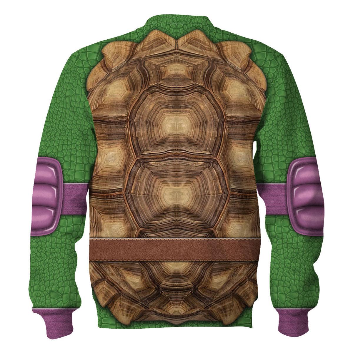 CustomsPig Donatello Ninja Turtles Costume Hoodie Sweatshirt T-Shirt ZipHoodie Sweatpants - CustomsPig.com