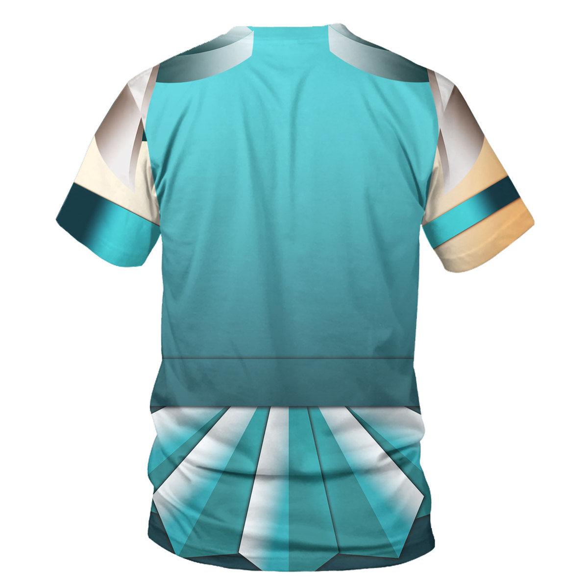 Gearhomie Dragon Shiryū Saint Seiya Costume Hoodie Sweatshirt T-Shirt Tracksuit - DucG