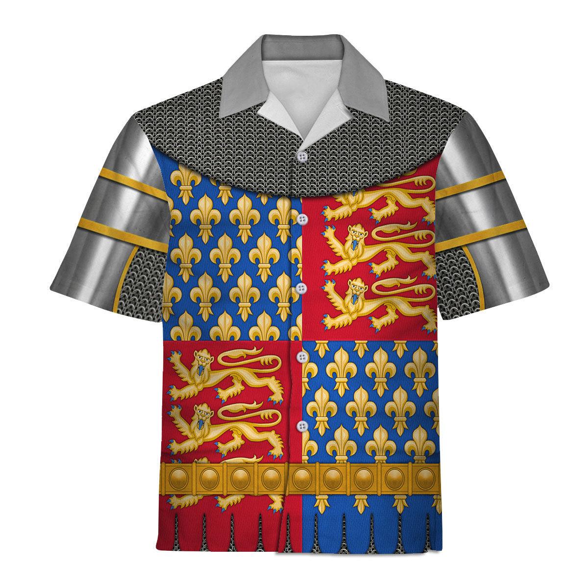 Gearhomie Edward III Of England Amour Knights Costume Hoodie Sweatshirt T-Shirt Tracksuit - Gearhomie.com