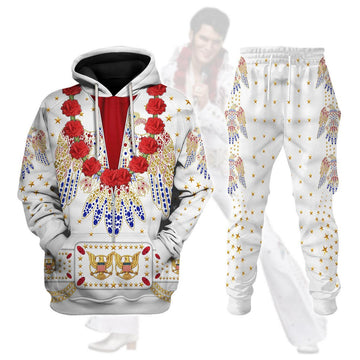 Gearhomie Elvis Aloha Costume from Hawaii Hoodie Sweatshirt T-Shirt Sweatpants - Gearhomie.com