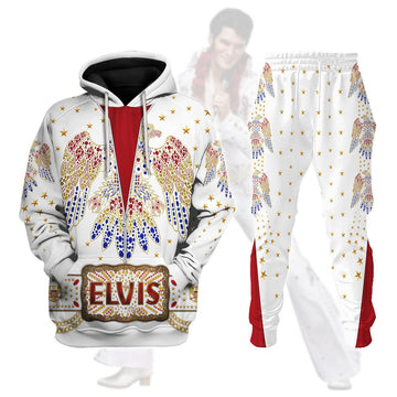 Gearhomie Elvis Aloha Costume from Hawaii New Hoodie Sweatshirt T-Shirt Sweatpants - Gearhomie.com
