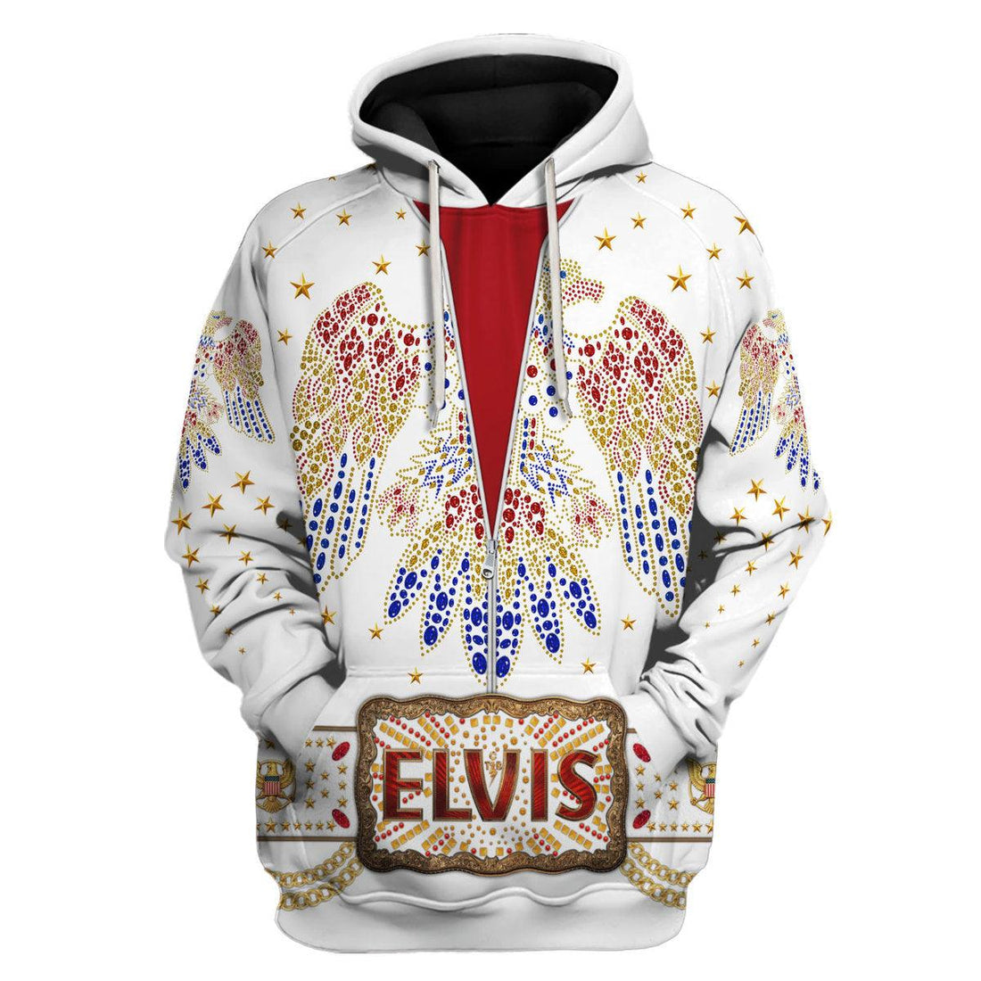 Gearhomie Elvis Aloha Costume from Hawaii New Hoodie Sweatshirt T-Shirt Sweatpants - Gearhomie.com