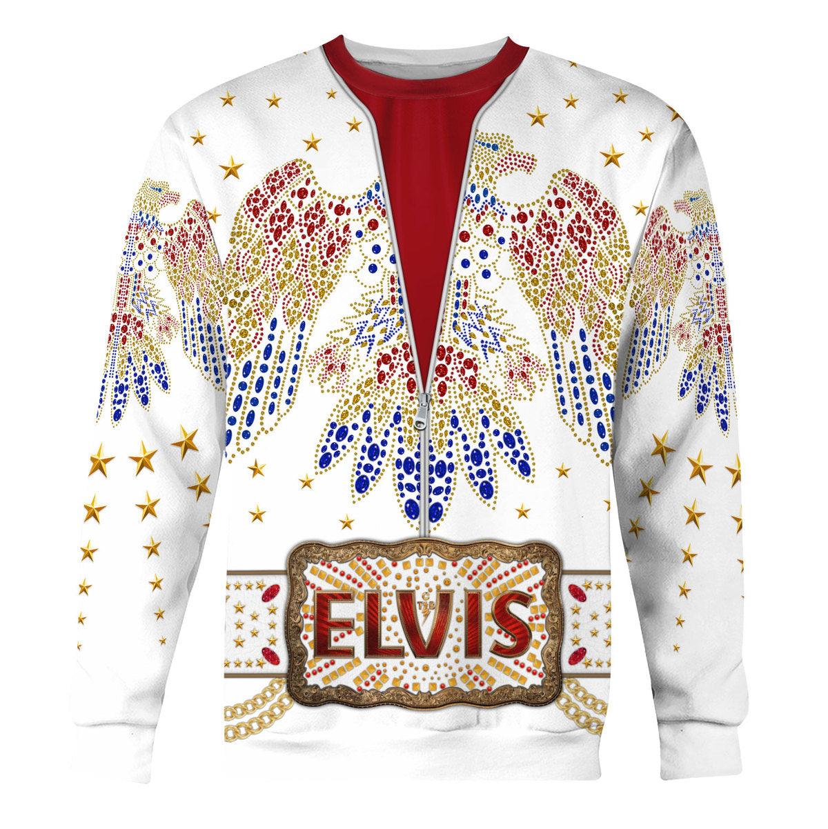 Gearhomie Elvis Aloha Costume from Hawaii New Hoodie Sweatshirt T-Shirt Sweatpants - Gearhomie.com