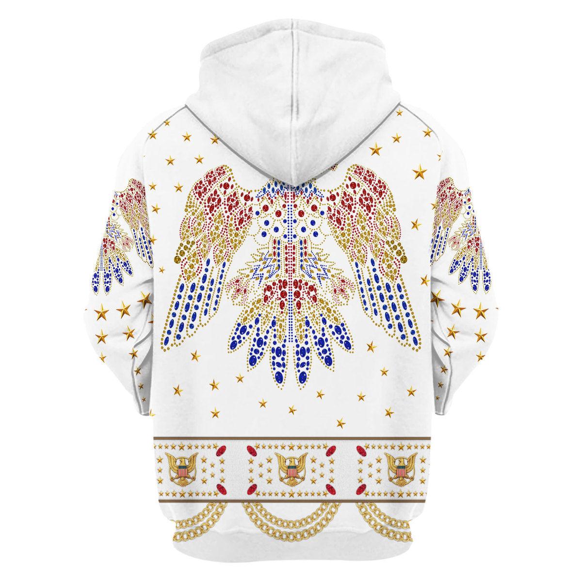 Gearhomie Elvis Aloha Costume from Hawaii New Hoodie Sweatshirt T-Shirt Sweatpants - Gearhomie.com