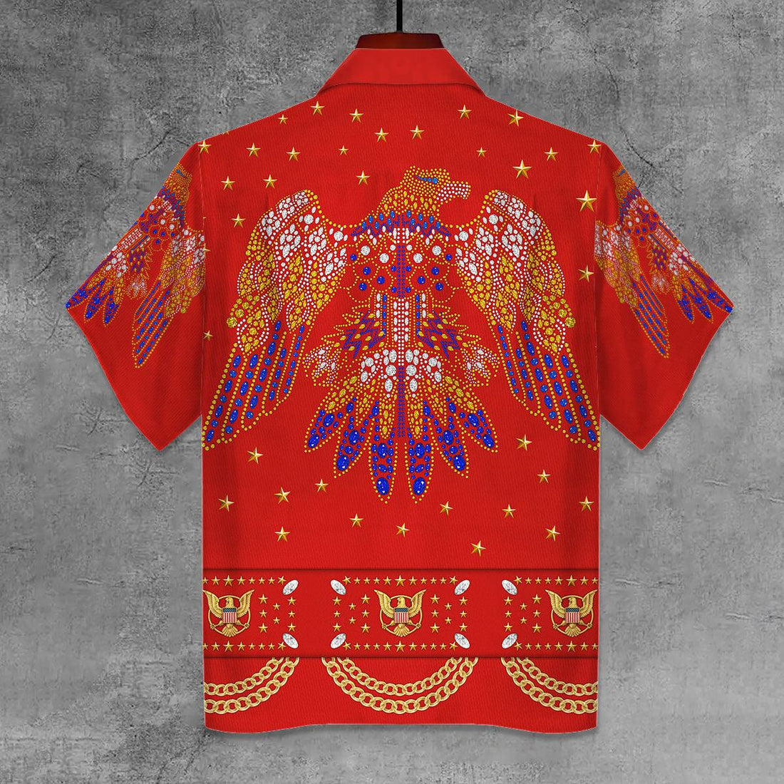 Gearhomie Elvis Aloha from Hawaii Red Unisex Hawaii Shirt - Gearhomie.com