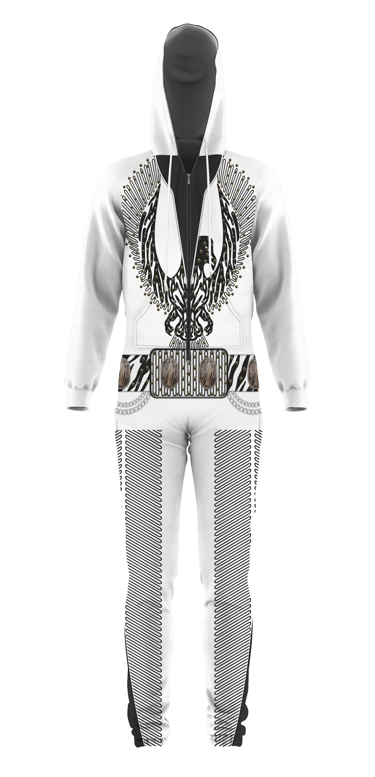 CustomsPig Elvis Black Phoenix jumpsuit Costume - CustomsPig.com