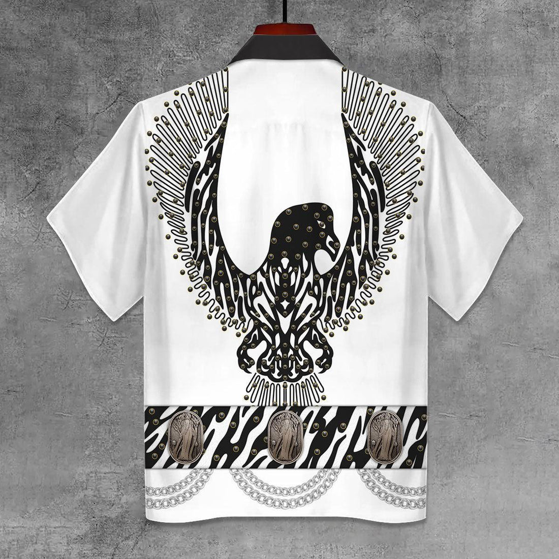 Gearhomie Elvis Black Phoenix Unisex Hawaii Shirt - Gearhomie.com
