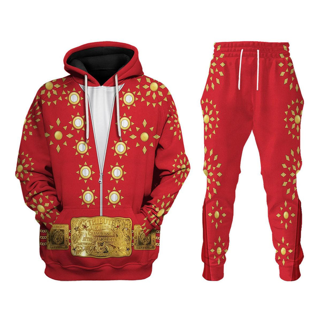 Gearhomie Elvis Burning Love Costume Hoodie Sweatshirt T-Shirt Sweatpants - Gearhomie.com