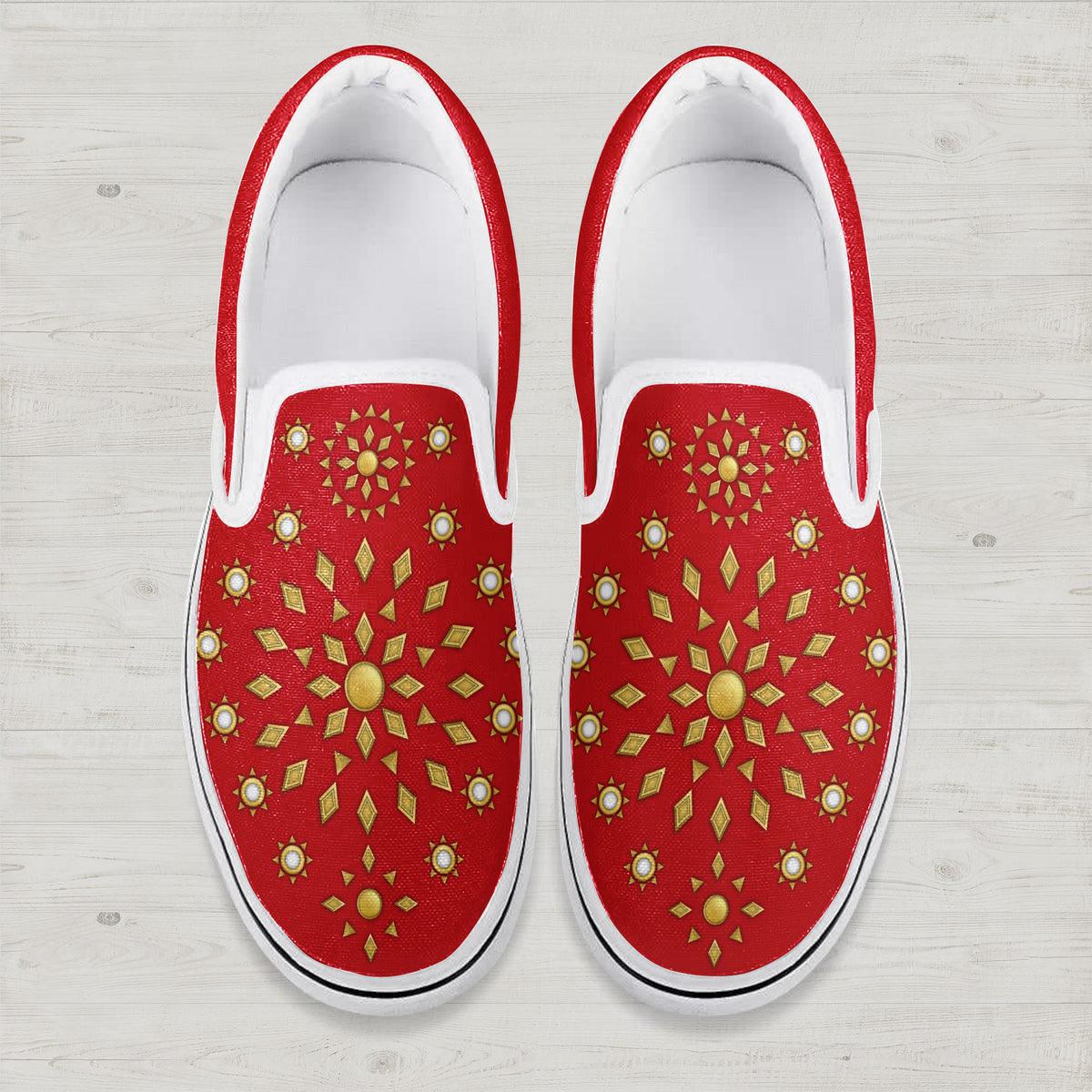 Gearhomie Elvis Burning Love Slip On Shoes - Gearhomie.com