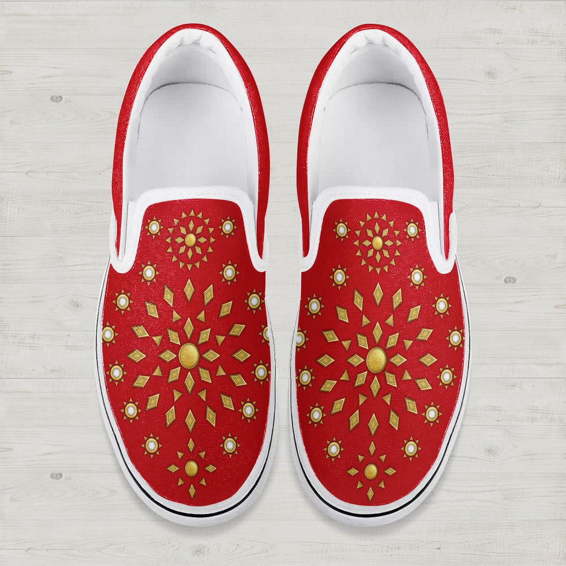 CustomsPig Elvis Burning Love Slip On Shoes - CustomsPig.com