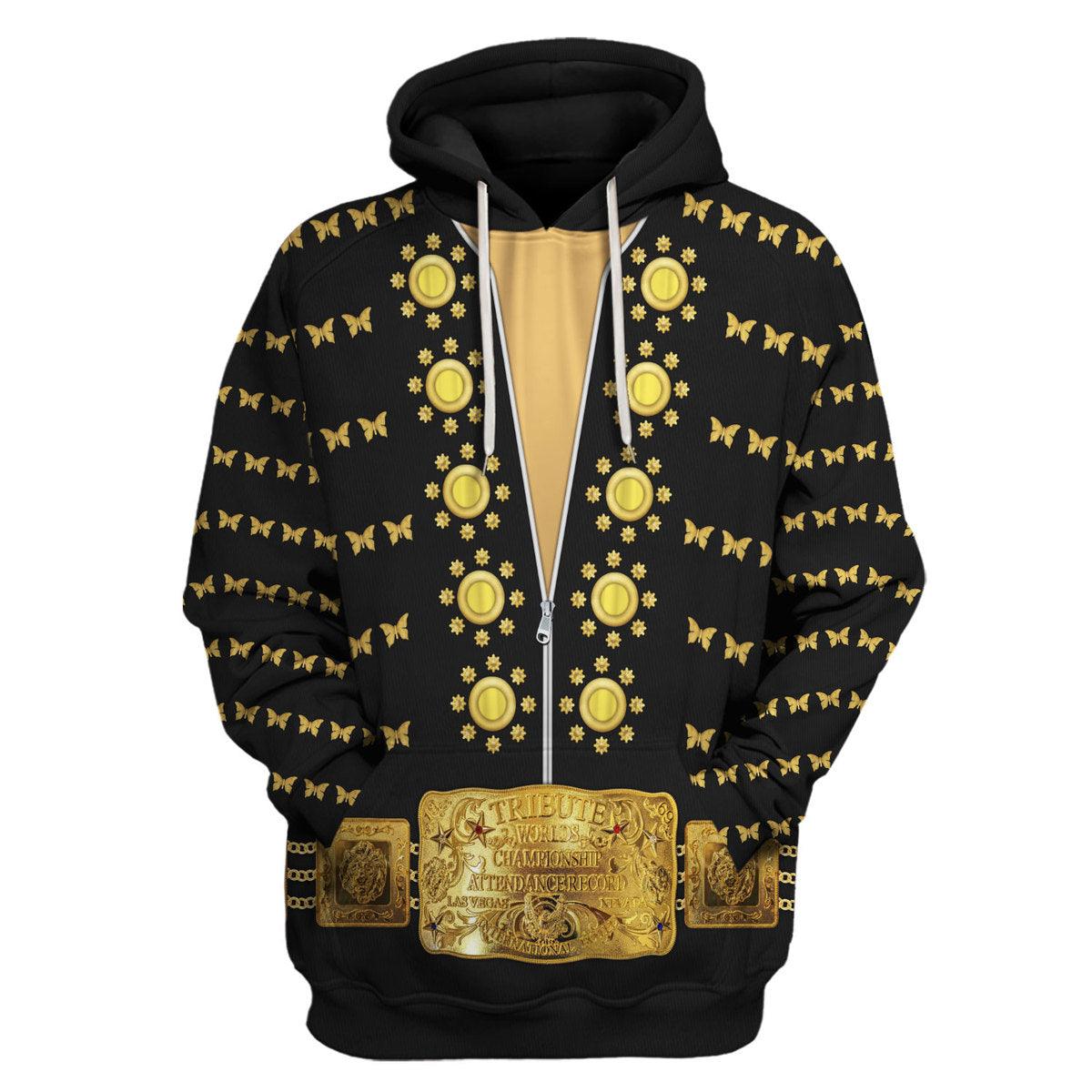 Gearhomie Elvis Butterfly Costume Hoodie Sweatshirt T-Shirt Sweatpants - Gearhomie.com