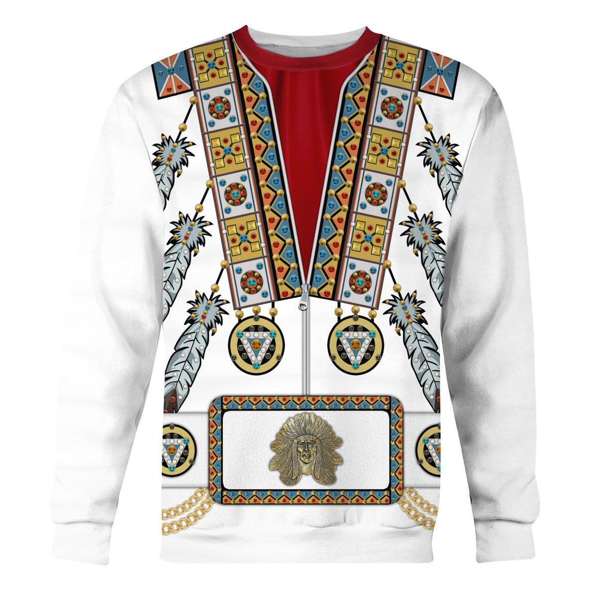 Gearhomie Elvis Chief Costume Hoodie Sweatshirt T-Shirt Sweatpants - Gearhomie.com