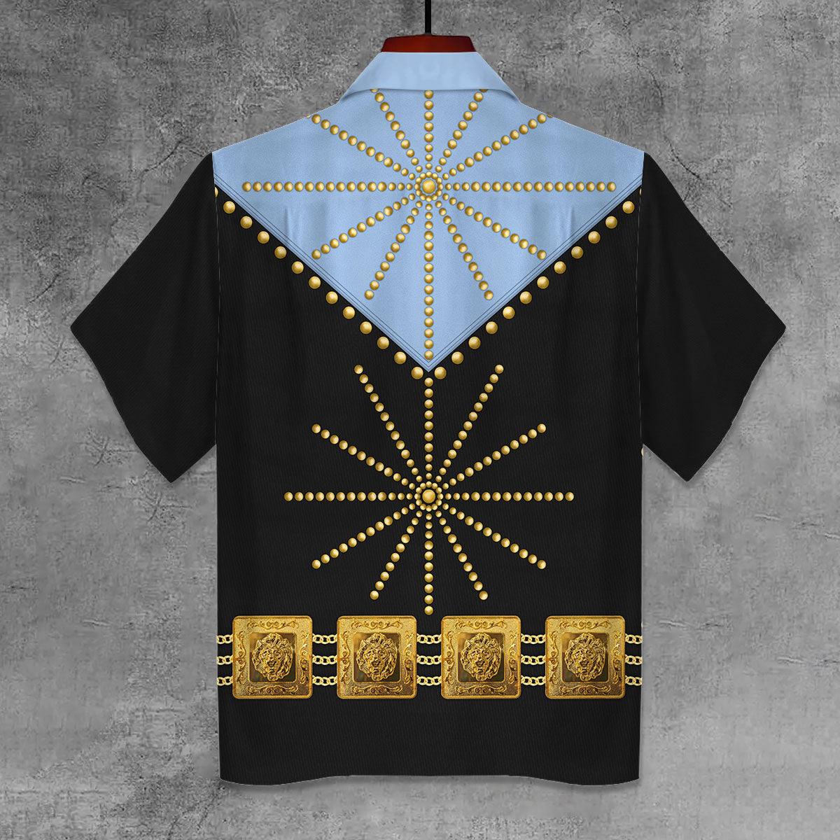 Gearhomie Elvis Cisco Blue Unisex Hawaii Shirt - Gearhomie.com