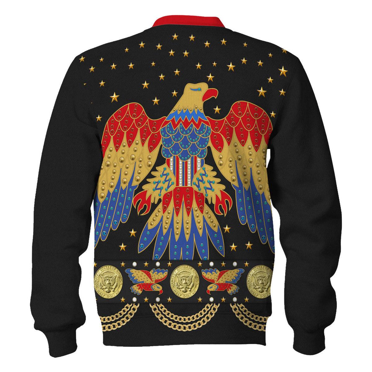 Gearhomie Elvis EAGLE Black Costume Hoodie Sweatshirt T-Shirt Sweatpants - Gearhomie.com