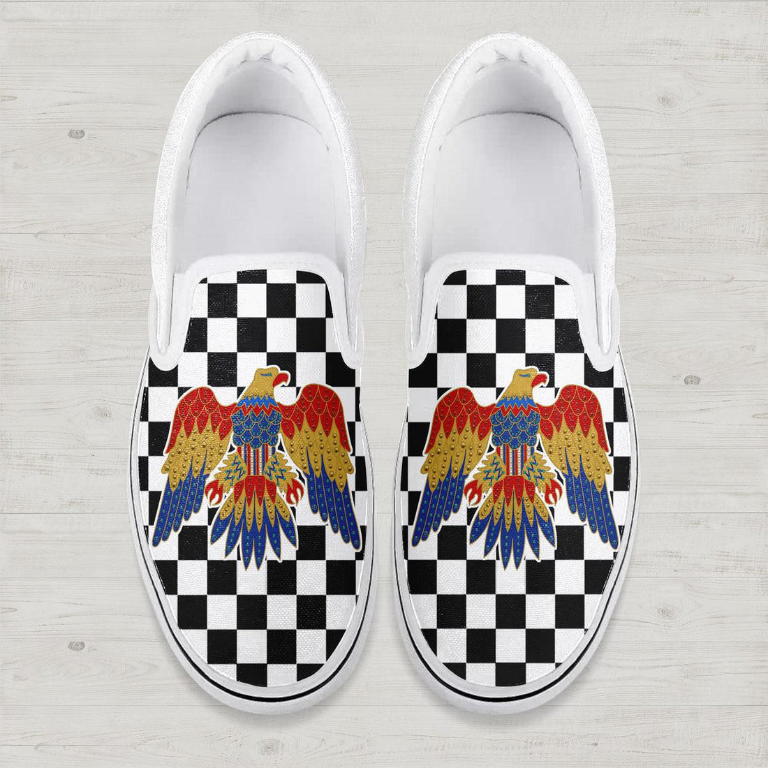 Gearhomie Elvis Eagle Caro Slip On Shoes - Gearhomie.com