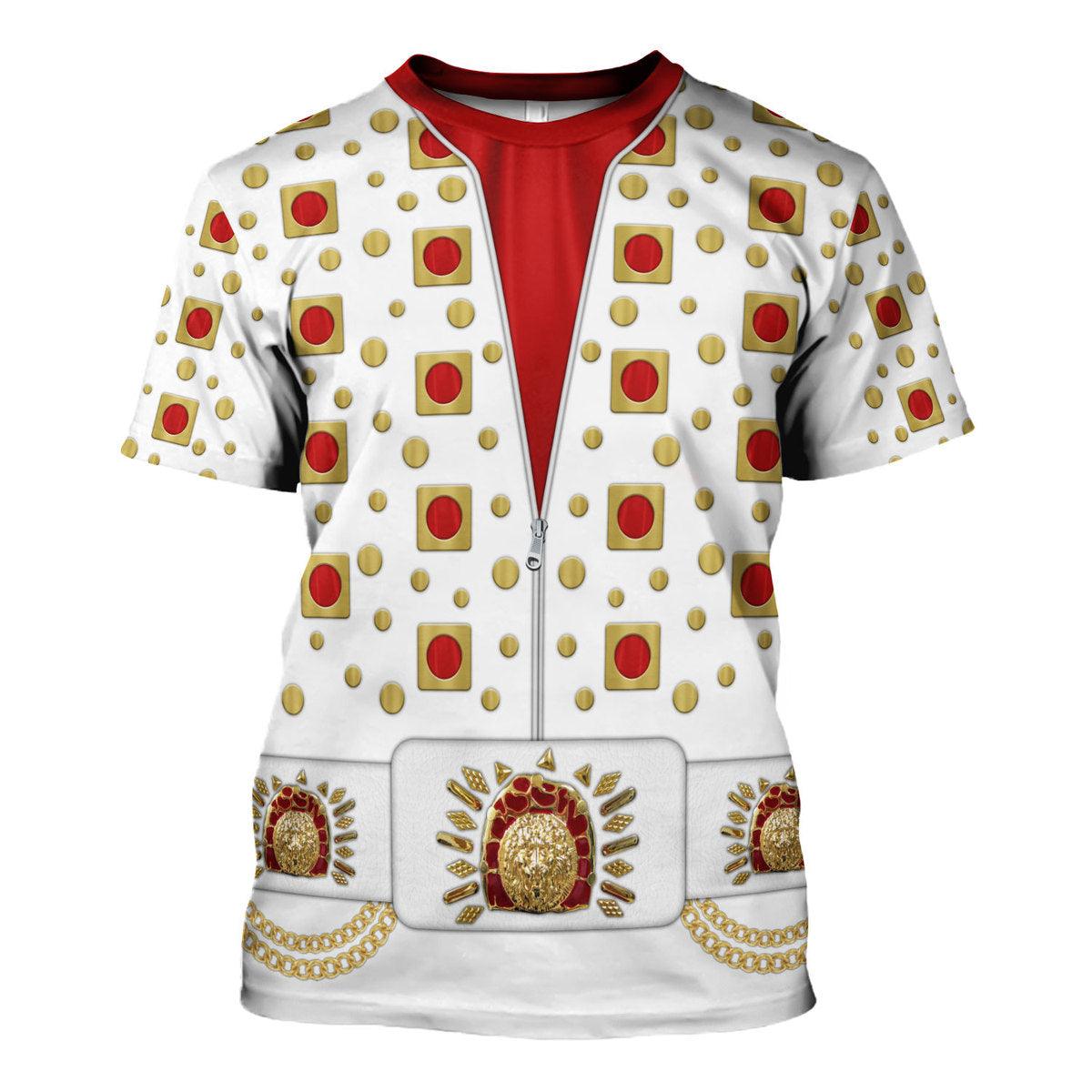 Gearhomie Elvis Eyelet Suit Costume Hoodie Sweatshirt T-Shirt Sweatpants - Gearhomie.com