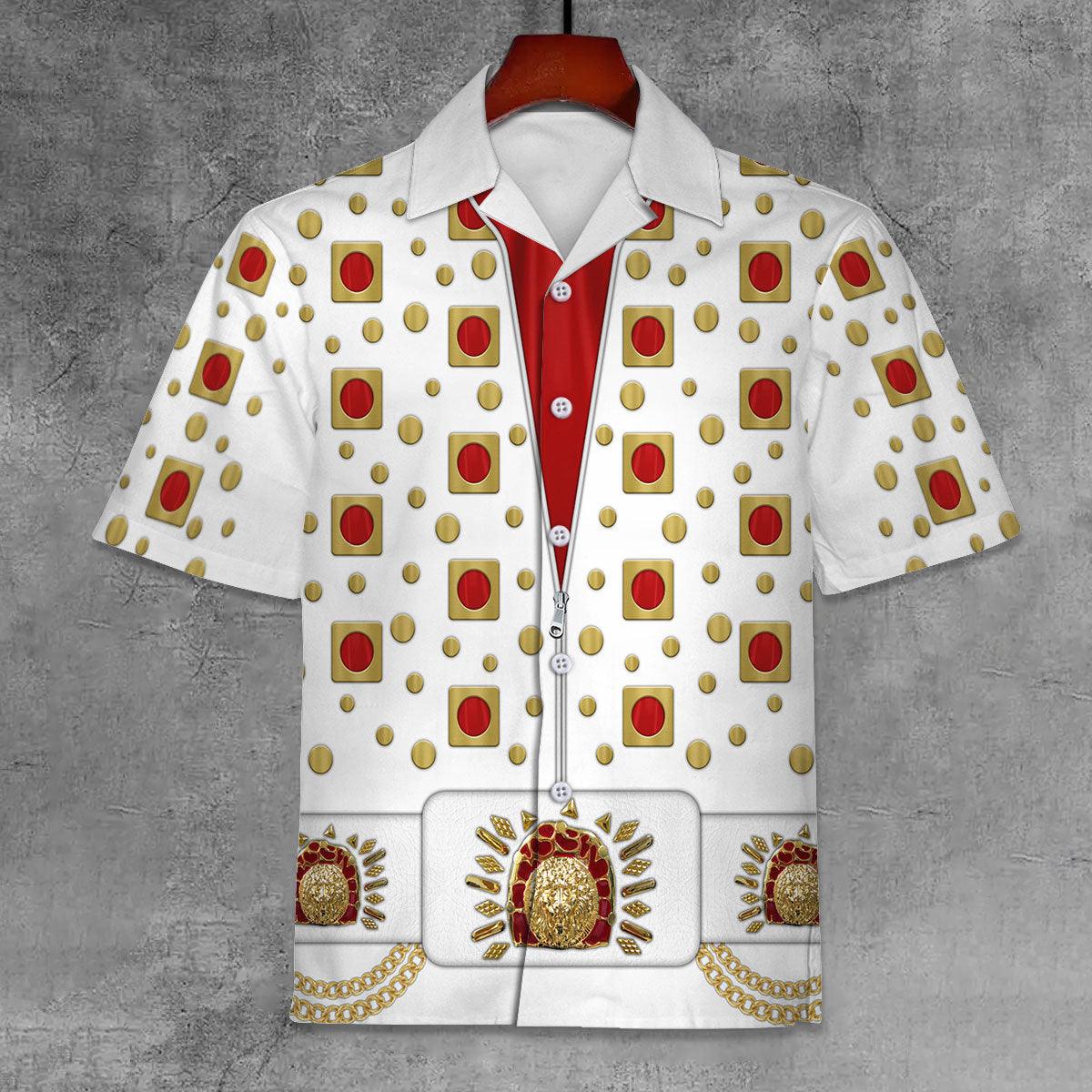 Gearhomie Elvis Eyelet Unisex Hawaii Shirt - Gearhomie.com