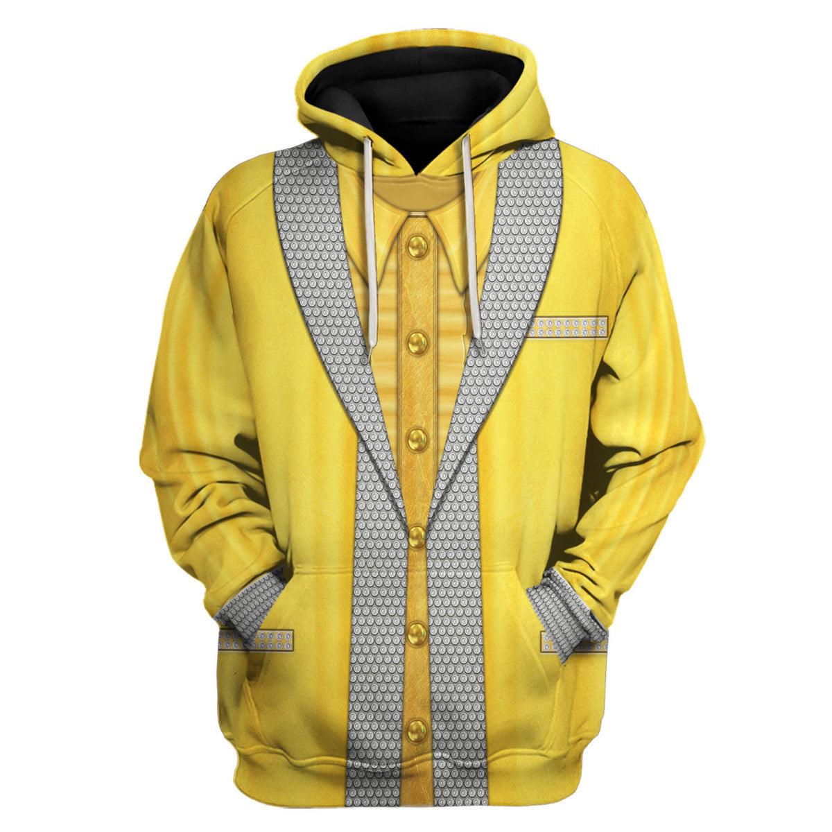 CustomsPig Elvis Presley Gold Lame Costume from Hawaii Hoodie Sweatshirt T-Shirt Sweatpants