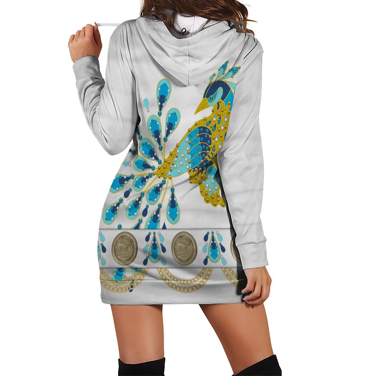 Gearhomie Elvis Presley Peacock Outfit Costume Hoodie Dress Swatpants - Gearhomie.com