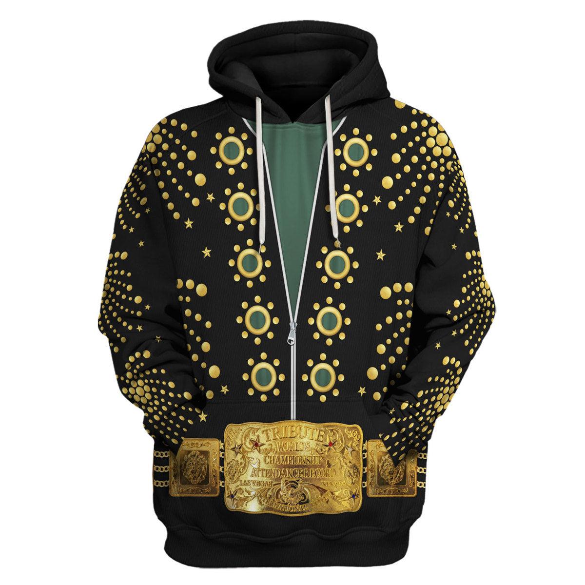 CustomsPig Elvis Presley The Fireworks Costume Hoodie Sweatshirt T-Shirt Sweatpants