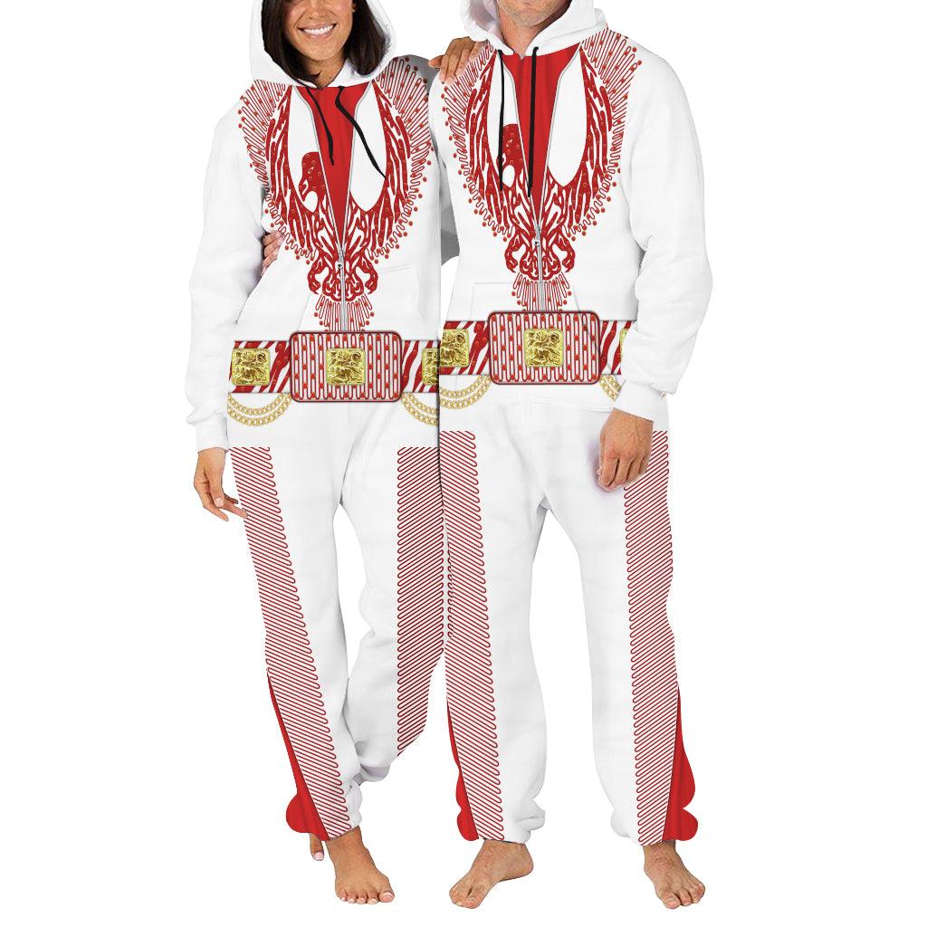 CustomsPig Elvis Red Phoenix jumpsuit Costume - CustomsPig.com