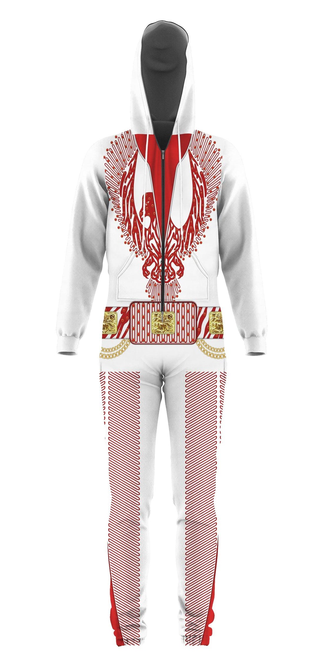 CustomsPig Elvis Red Phoenix jumpsuit Costume - CustomsPig.com