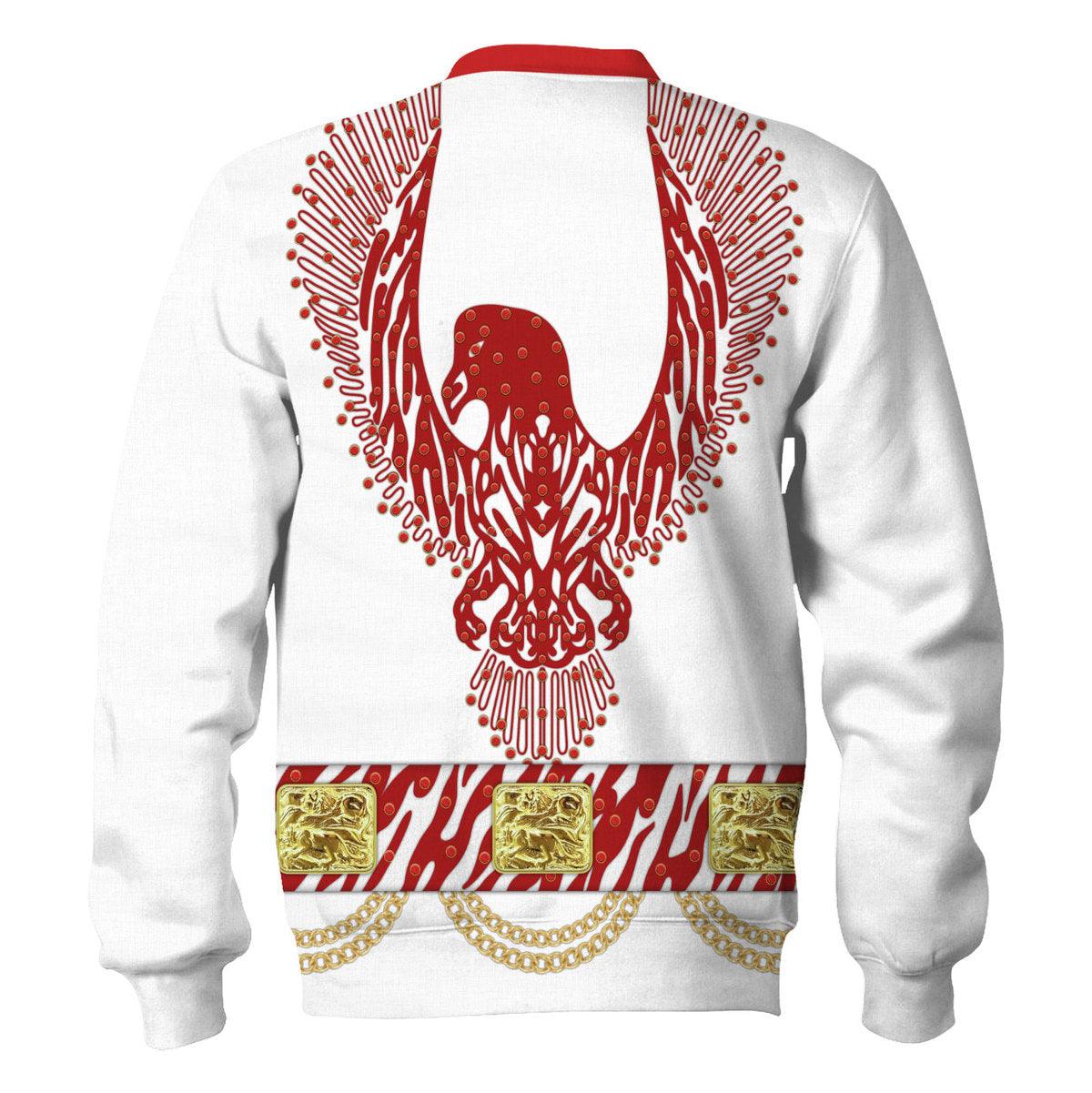 Gearhomie Elvis Red Phoenix Suit Costume Hoodie Sweatshirt T-Shirt Sweatpants - Gearhomie.com