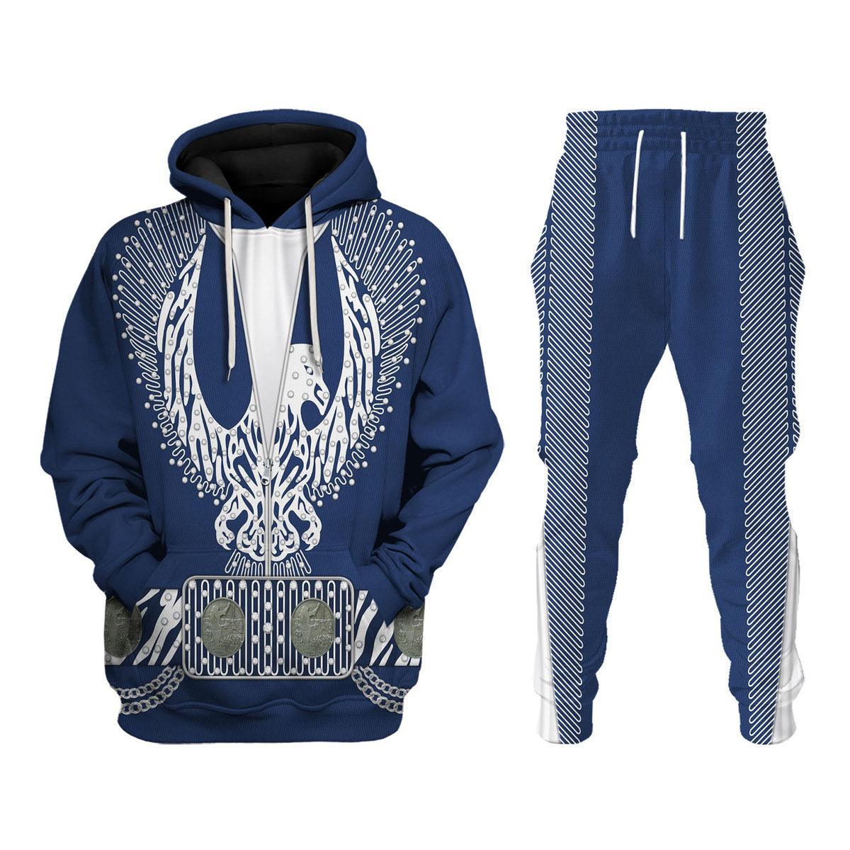 Gearhomie Elvis Silver Phoenix Costume Hoodie Sweatshirt T-Shirt Sweatpants - Gearhomie.com
