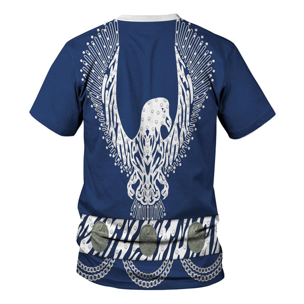 CustomsPig Elvis Silver Phoenix Costume Hoodie Sweatshirt T-Shirt Sweatpants - CustomsPig.com