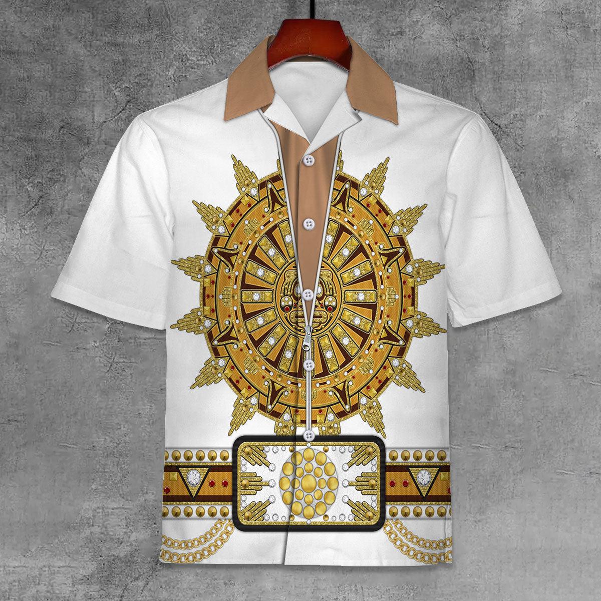 Gearhomie Elvis Sun Dial Unisex Hawaii Shirt - Gearhomie.com
