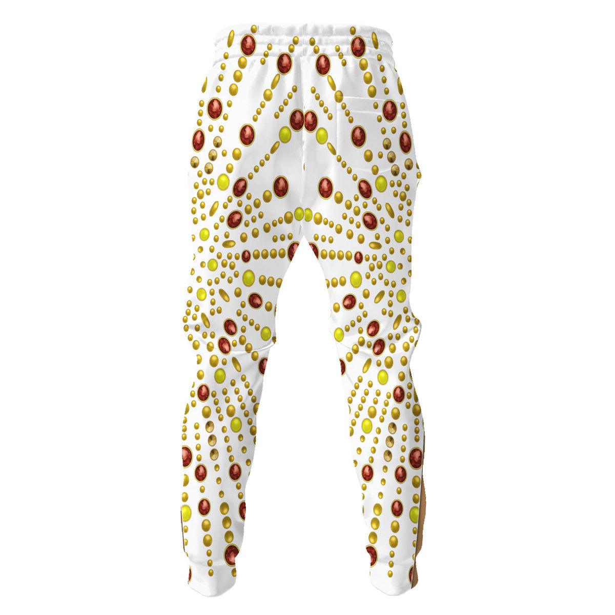 CustomsPig Elvis Sunburst Costume Hoodie Sweatshirt T-Shirt Sweatpants - CustomsPig.com