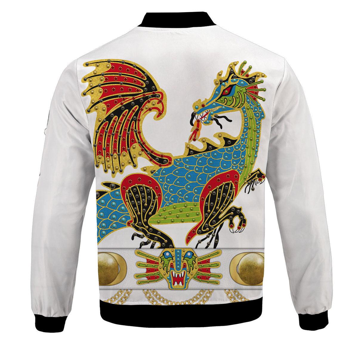 Gearhomie Elvis The Dragon Bomber Jacket - Gearhomie.com