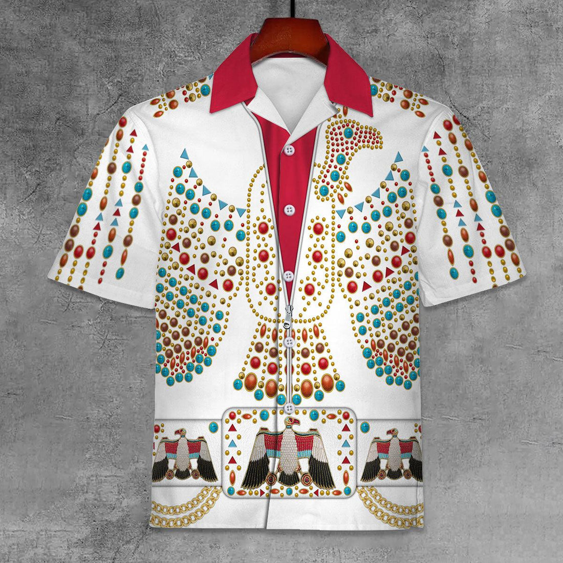 Gearhomie Elvis Thunderbird Unisex Hawaii Shirt - Gearhomie.com