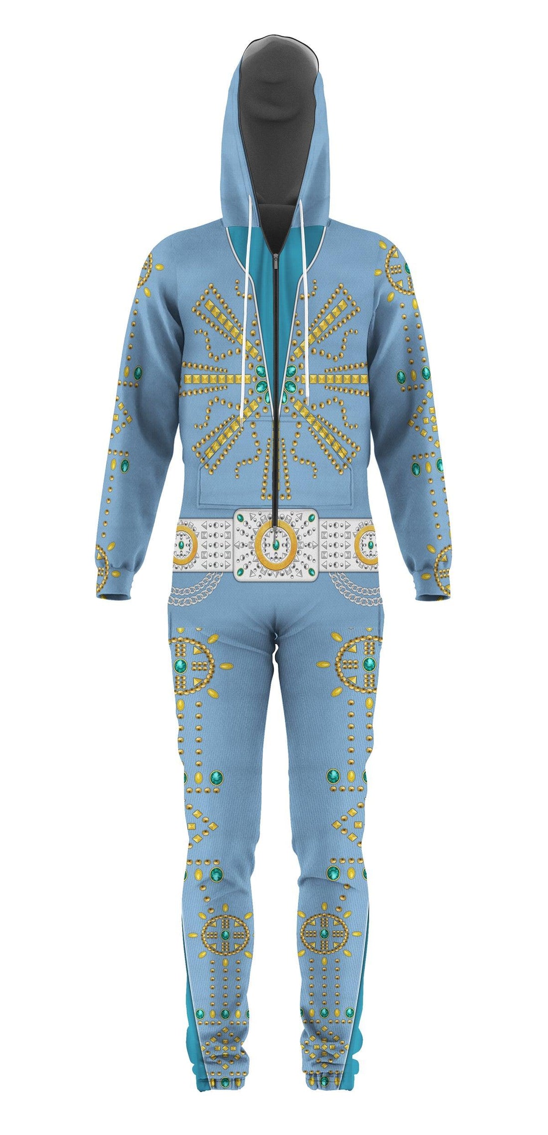 CustomsPig Elvis Tiffany jumpsuit Costume - CustomsPig.com