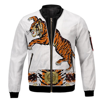 CustomsPig Elvis Tiger Bomber Jacket - CustomsPig.com