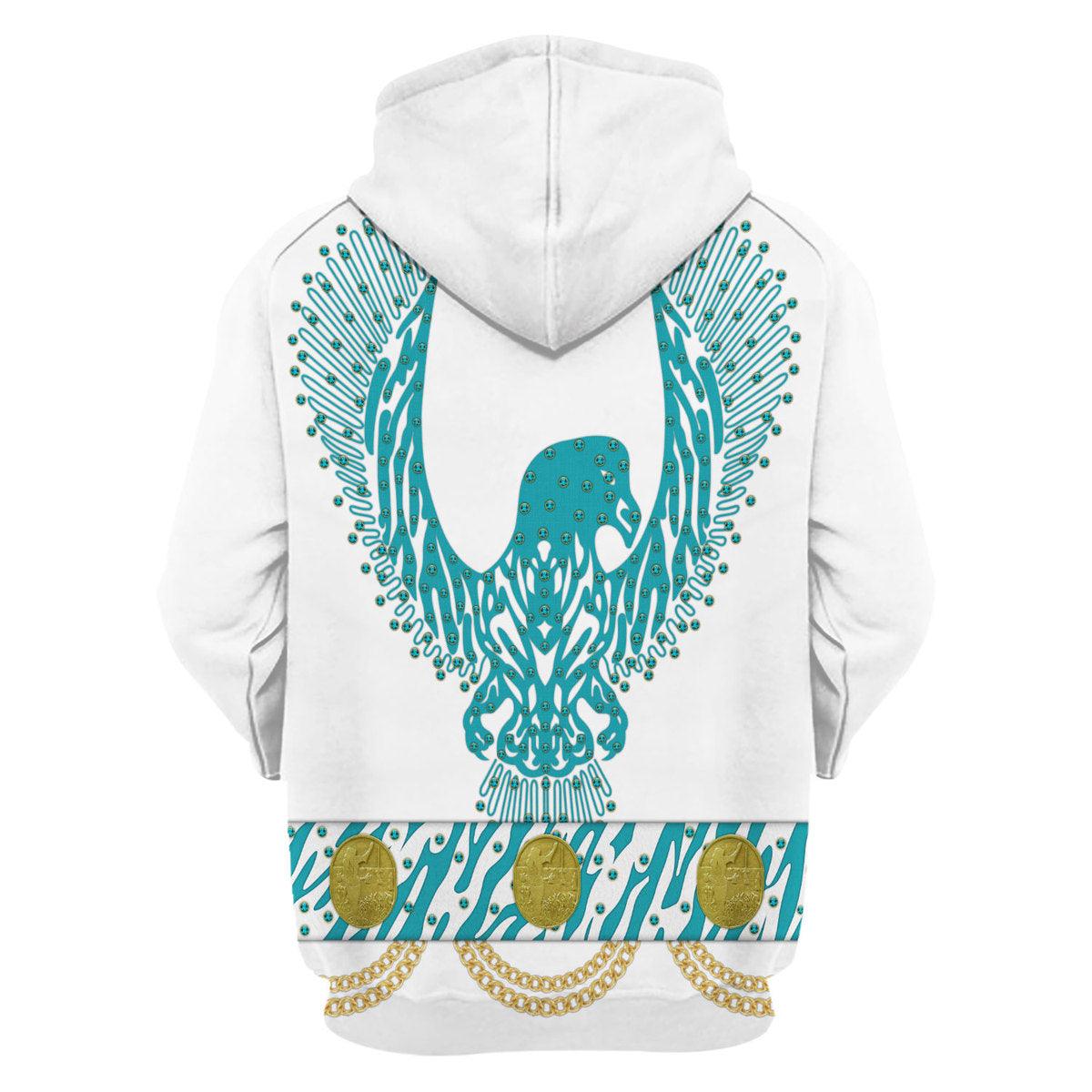 Gearhomie Elvis Turquoise Phoenix Costume Hoodie Sweatshirt T-Shirt Sweatpants - Gearhomie.com