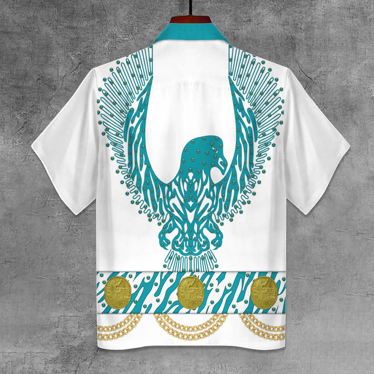Gearhomie Elvis Turquoise Phoenix Unisex Hawaii Shirt - Gearhomie.com