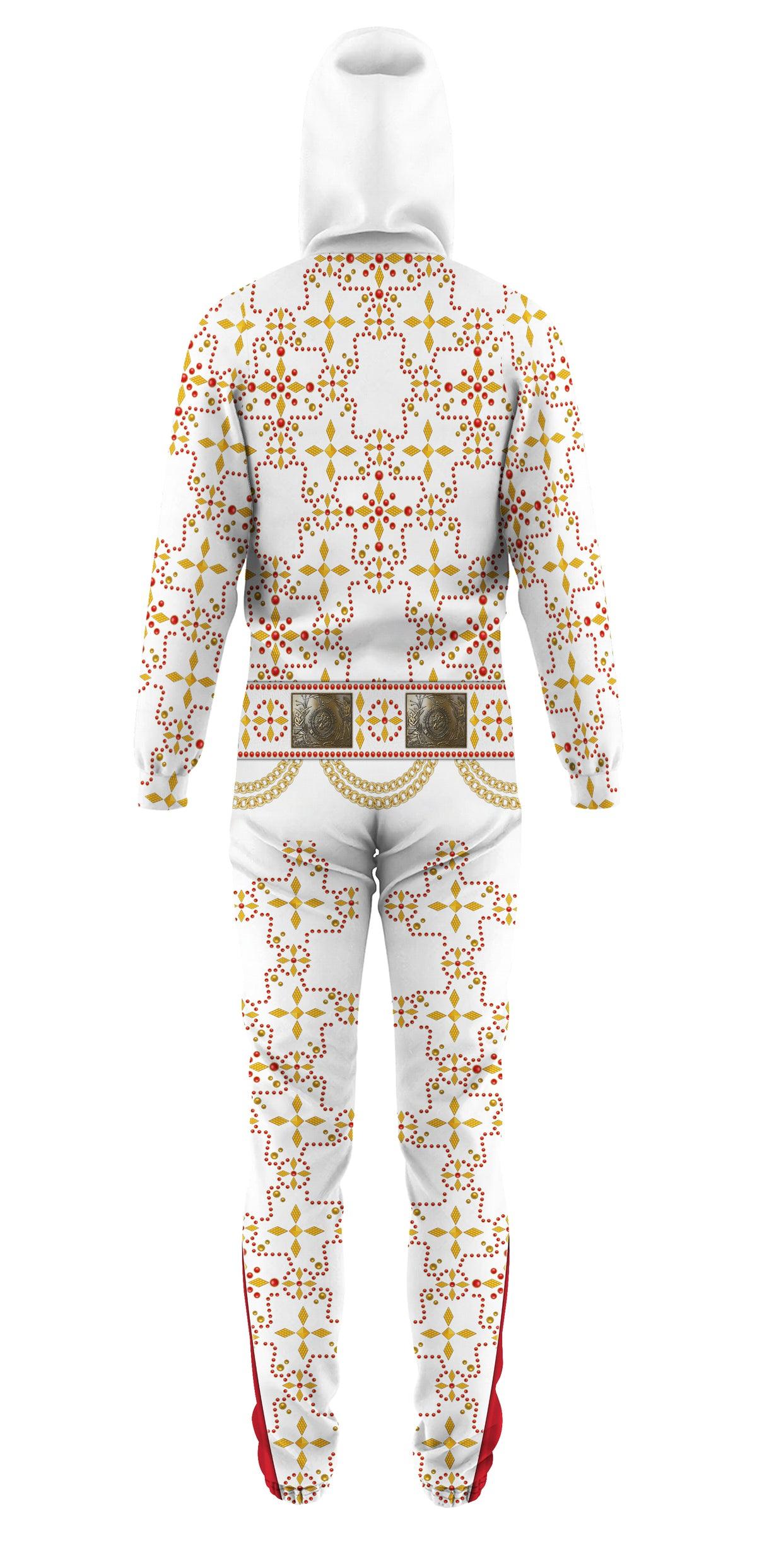 CustomsPig Elvis White Conquistador jumpsuit Costume - CustomsPig.com