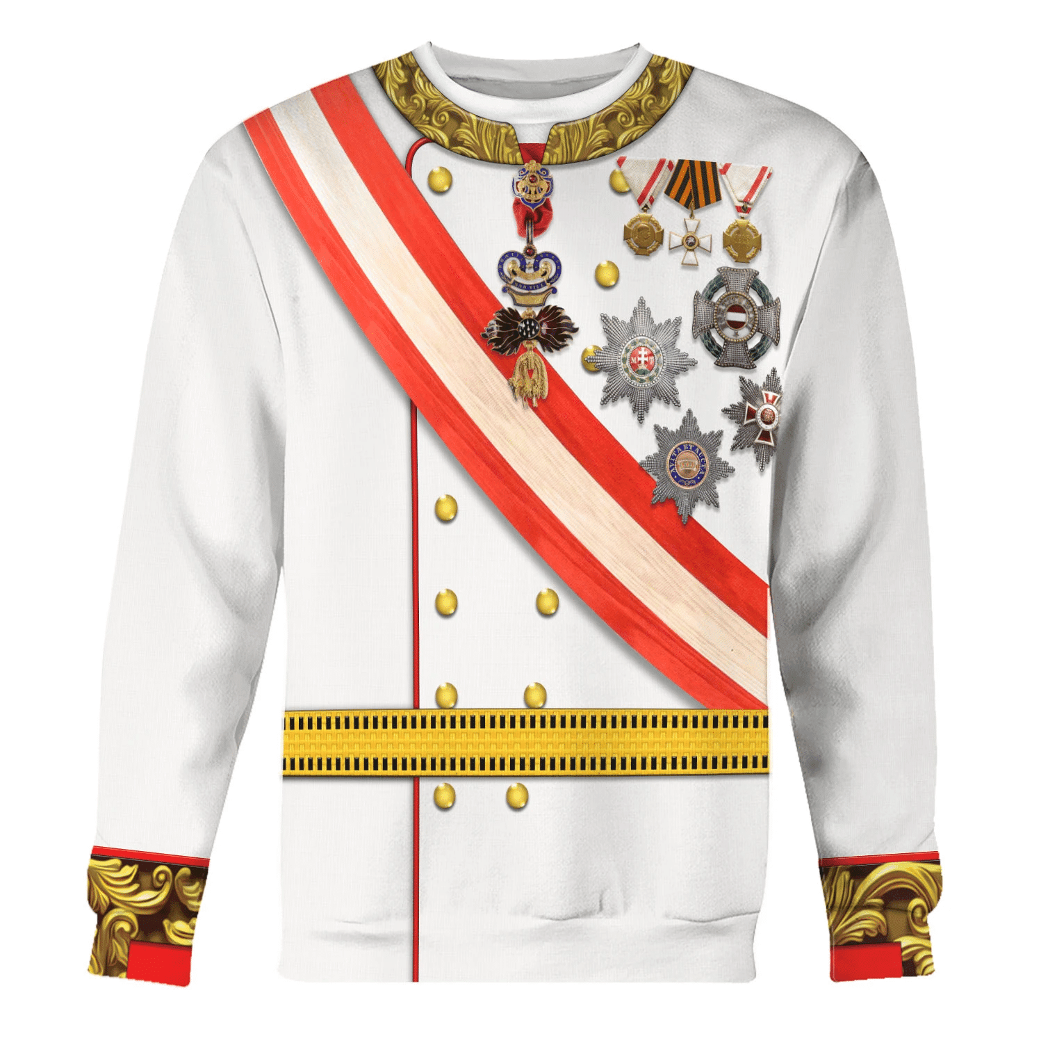 Gearhomie Emperor Franz Joseph I Costume Hoodie Sweatshirt T-Shirt Tracksuit - Gearhomie.com