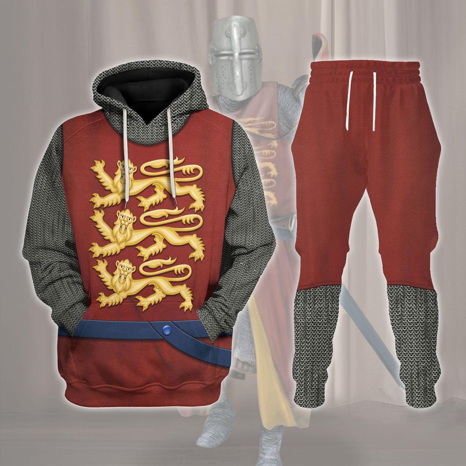 Gearhomie English Knight Costume Hoodie Sweatshirt T-Shirt Tracksuit - Gearhomie.com