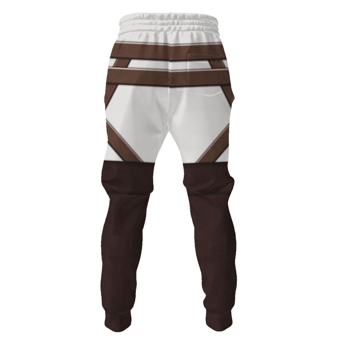 Gearhomie Eren Yeager Costume Hoodie Sweatshirt T-Shirt Sweatpants - Gearhomie.com