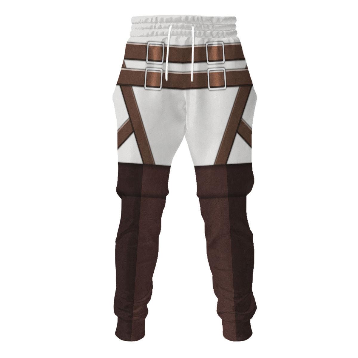 Gearhomie Eren Yeager Costume Hoodie Sweatshirt T-Shirt Sweatpants - Gearhomie.com