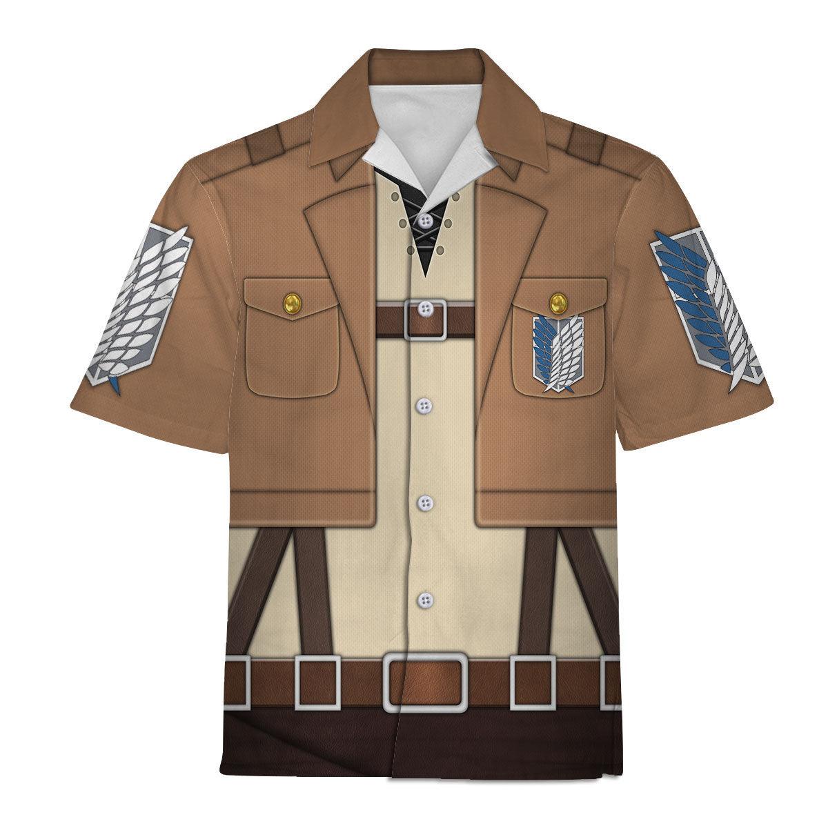 Gearhomie Eren Yeager Costume Hoodie Sweatshirt T-Shirt Sweatpants - Gearhomie.com