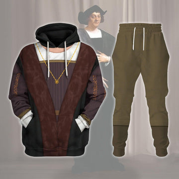 Gearhomie Explorer Christopher Columbus Costume Hoodie Sweatshirt T-Shirt Tracksuit - Gearhomie.com