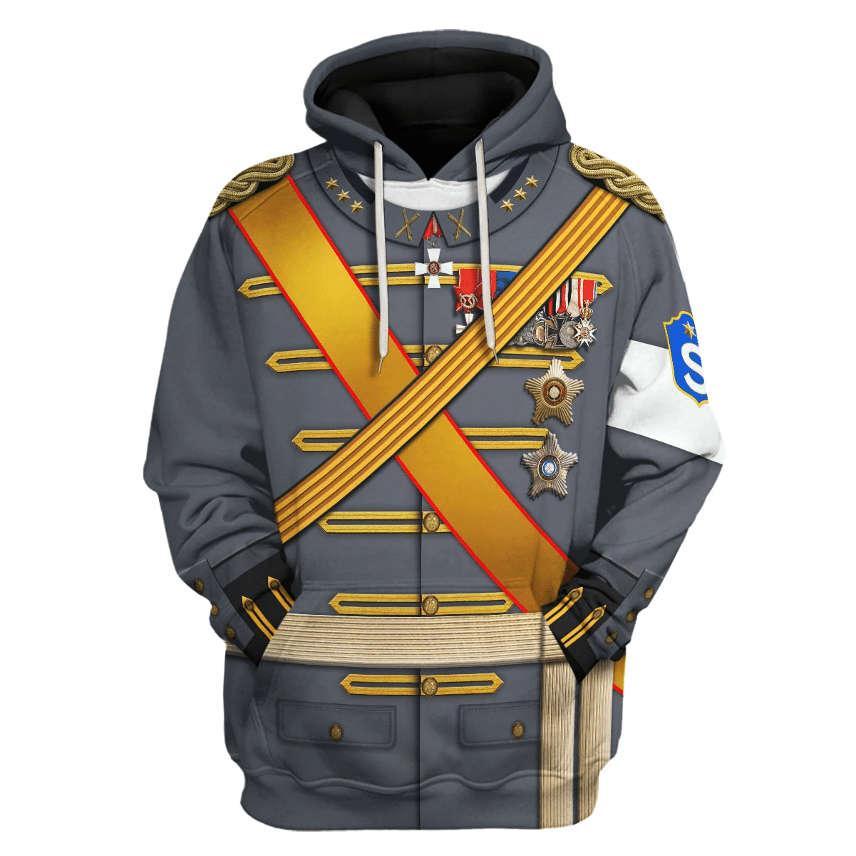 Gearhomie Finnish Military Leader Carl Gustaf Emil Mannerheim Costume Hoodie Sweatshirt T-Shirt Tracksuit - Gearhomie.com