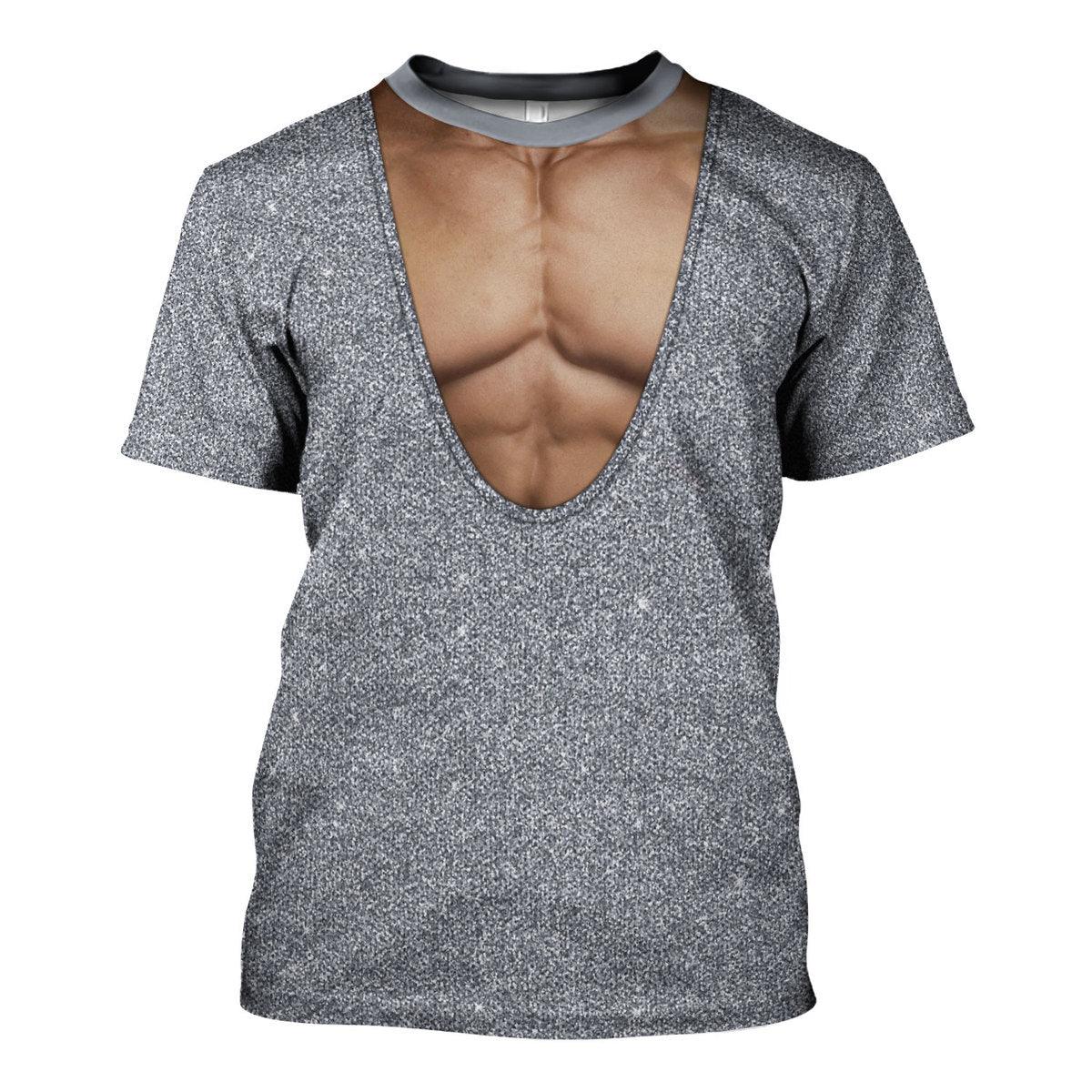 Gearhomie Freddie Mercury Sparkly Silver Sequined Bodysuit Costume Hoodie Sweatshirt T-Shirt Tracksuit - Gearhomie.com