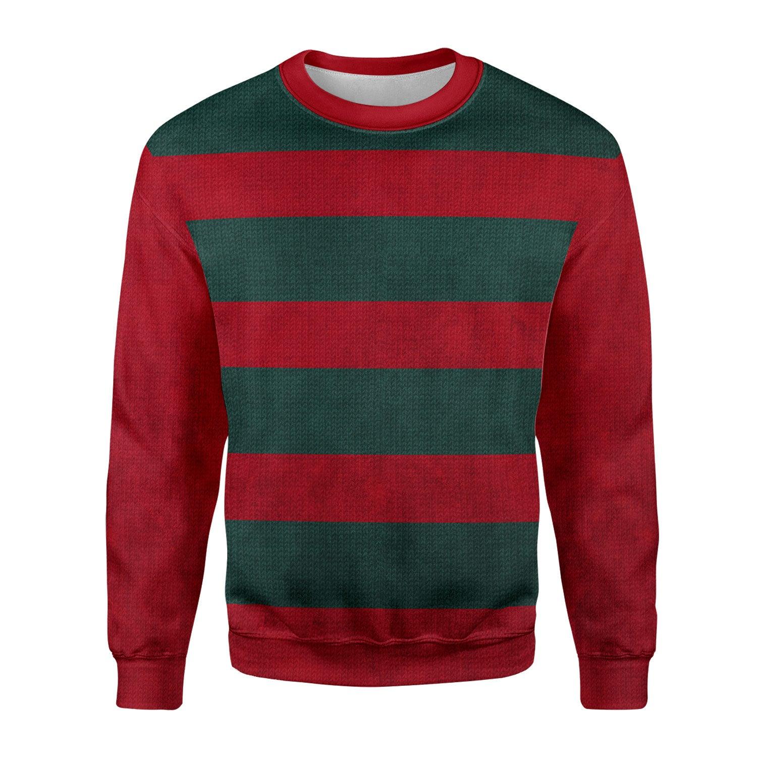 Gearhomie Freddy Krueger Christmas Ugly Sweater - Gearhomie.com